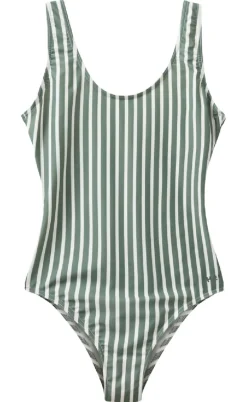 H2O Badedragt - Stripe Swim - Army