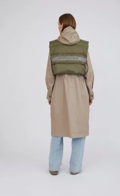 H2O Fagerholt Jakke - Sherlock - Sand/Dark Green Moss