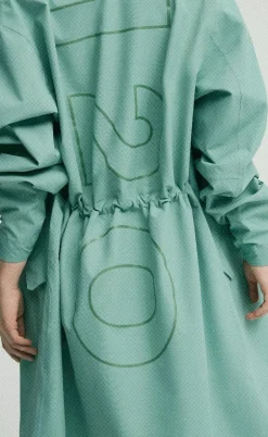 H2O Regnjakke - Rømø Long Unisex - Sea Grass