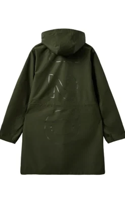 H2O Regnjakke - Rømø Long Unisex - Army