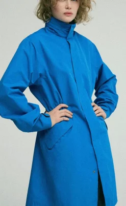 H2O Regnjakke - Rømø Long Unisex - Blue