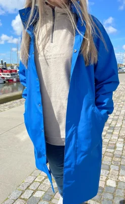 H2O Regnjakke - Rømø Long Unisex - Blue