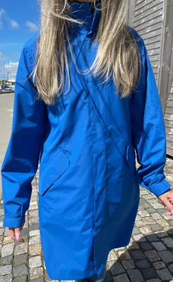 H2O Regnjakke - Rømø Long Unisex - Blue