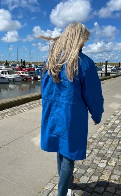 H2O Regnjakke - Rømø Long Unisex - Blue