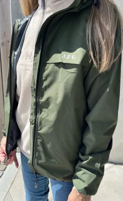 H2O Regnjakke - Rømø Unisex - Army