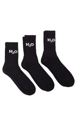 H2O Strømper - 3-Pack - Black