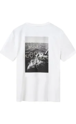 H2O T-Shirt - Kap Dan - White/Lime