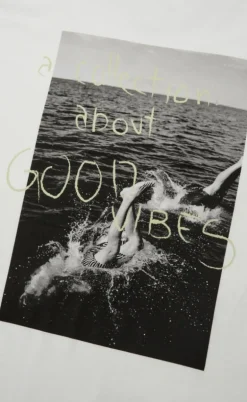 H2O T-Shirt - Kap Dan - White/Lime