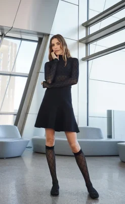 Hype The Detail Bluse - Mesh Turtle Neck - 9