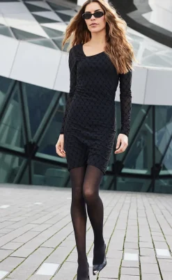 Hype The Detail Strømpebukser - 16300-77 - Black