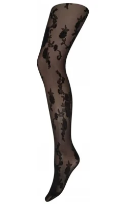 Hype The Detail Strømpebukser - Lace 25ap - Black