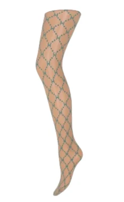 Hype The Detail Strømpebukser - Logo 25 Denier - Blue