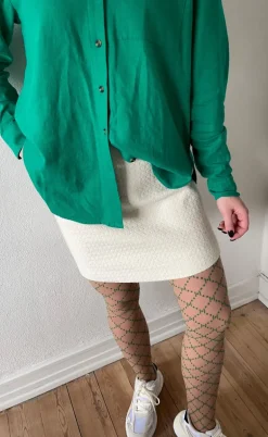 Hype The Detail Strømpebukser - Logo 25 Denier - Green