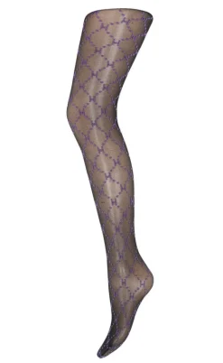 Hype The Detail Strømpebukser - Logo 25 Denier - Purple