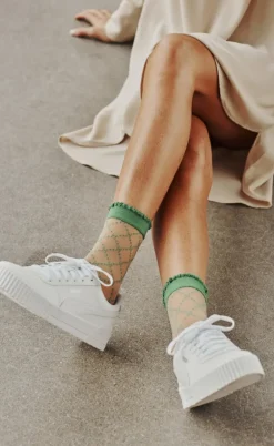 Hype The Detail Strømper - Logo 25d - Grøn