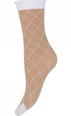 Hype The Detail Strømper - Logo 25d - Hvid