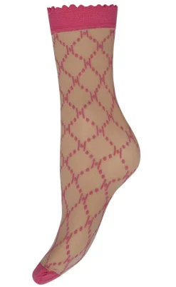 Hype The Detail Strømper - Logo 25d - Pink