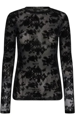 Hype The Detail Top - 14 - Black