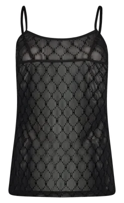 Hype The Detail Top - Mesh Singlet - Black