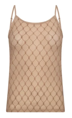 Hype The Detail Top - Mesh Singlet - Golden