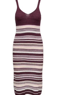 JDY Kjole - Tropical - Fig/Chalk Pink/Birch