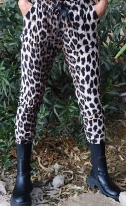 Liberte Bukser - Alma - big Lux Leo/Fossil