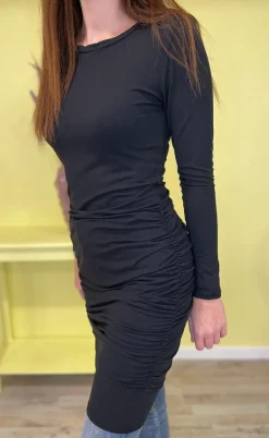 Liberte Kjole - Alma Long - Black