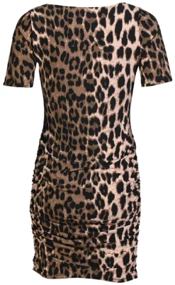 Liberte Kjole - Alma SS - Big Lux Leo/Fossil