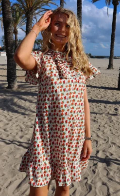 Liberte Kjole - Tia Frill - Strawberry