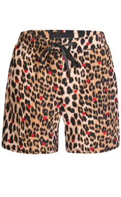 Liberte Shorts - Alma - Lux Leo/Red Heart