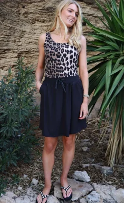 Liberte Top - Alma Turn - Big Lux Leo/Fossil