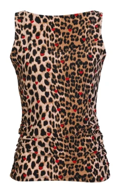 Liberte Top - Alma Turn - Lux Leo/Red Heart