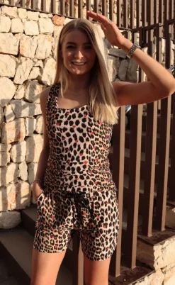 Liberte Top - Alma Turn - Lux Leo/Red Heart