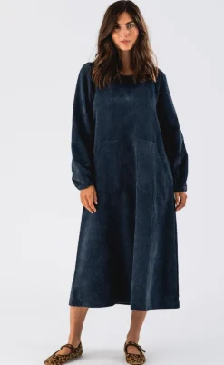 Lolly Laundry Kjole - Lucas - Dark Blue