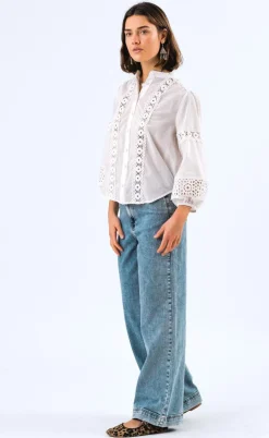 Lollys Laundry Bluse - June - White