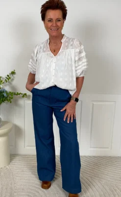 Lollys Laundry Bluse - June - White