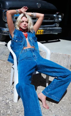 Lollys Laundry Bukser - Florida - Blue