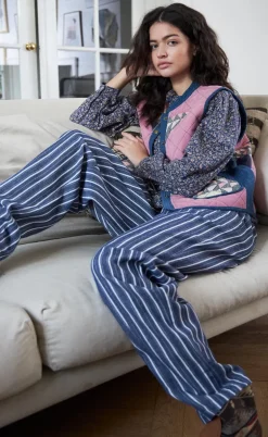 Lollys Laundry Bukser - Maisie - 80 Stripe