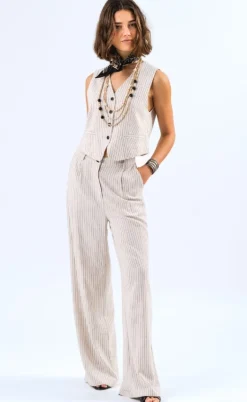 Lollys Laundry Bukser - Tyler - Creme