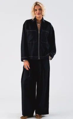 Lollys Laundry Jakke - Khai - Dark Blue