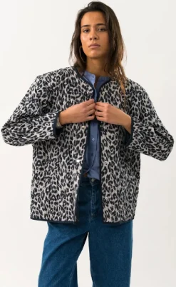 Lollys Laundry Jakke - Lily - Leopard Print