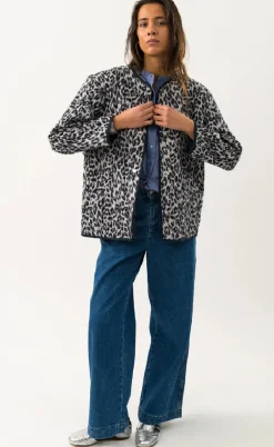 Lollys Laundry Jakke - Lily - Leopard Print