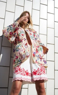 Lollys Laundry Jakke - Lulu - Flower Print