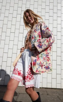 Lollys Laundry Jakke - Lulu - Flower Print