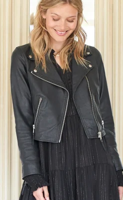 Lollys Laundry Jakke - Madison - Black / Gold