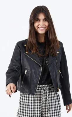 Lollys Laundry Jakke - Madison - Black / Gold