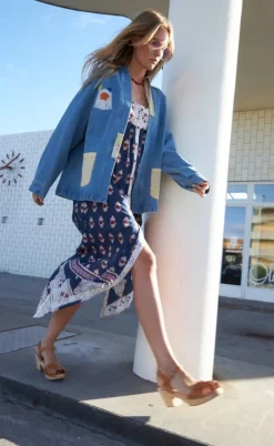 Lollys Laundry Jakke - Mila - Washed Denim