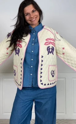 Lollys Laundry Jakke - Wilma - Creme