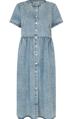 Lollys Laundry Kjole - Aliya - Washed Denim