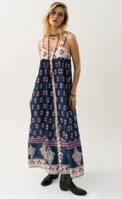 Lollys Laundry Kjole - Kia - Dark Blue